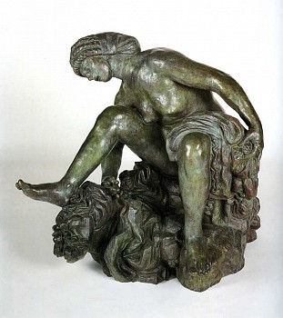 Work:&nbsp;Antoine Bourdelle Large Crouching Bather (Grande baigneuse accroupie), 1906-1907 40 x 30 1/4 x 45 4/4 in. (101.6 x 76.8 x 116.8 cm)