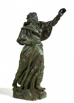 Work:&nbsp;Antoine Bourdelle Adam Mickiewicz (Le Poete) 102 1/2 x 42 1/4 x 65 1/2 in. (260.4 x 107.3 x 166.4 cm)