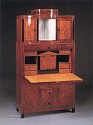 19th-Century AUSTRIAN, Biedermeier Mahogany, Fruitwood and Burl Walnut Fall-Front Secrétaire
1820-1825, ZZZ-MEDIA-FURNITURE