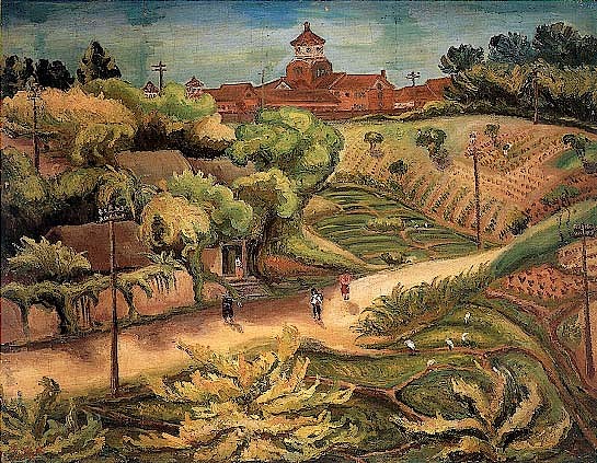 Chen Chengpo, Tamsui High School ????, 1936
Oil on canvas, 37 5/16 x 45 5/16 in. (96 x 116.5 cm)
?????????????????????????????????????????????????????????????????????????????????????????????????????????????????????????????????????????????
CHE-003-PA