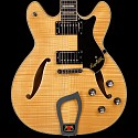 HAGSTROM Guitars, Viking Deluxe (Natural Flame)
2011, Maple body and neck, Rosewood fretboard