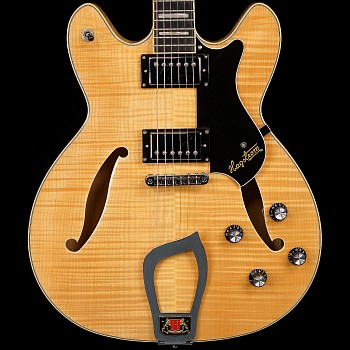 Work:&nbsp;HAGSTROM Guitars Viking Deluxe (Natural Flame), 2011 Maple body and neck, Rosewood fretboard